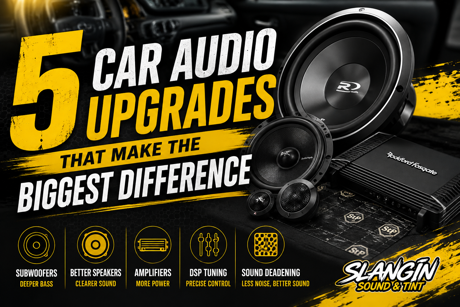 5 Car Audio Upgrades That Make the Biggest Difference