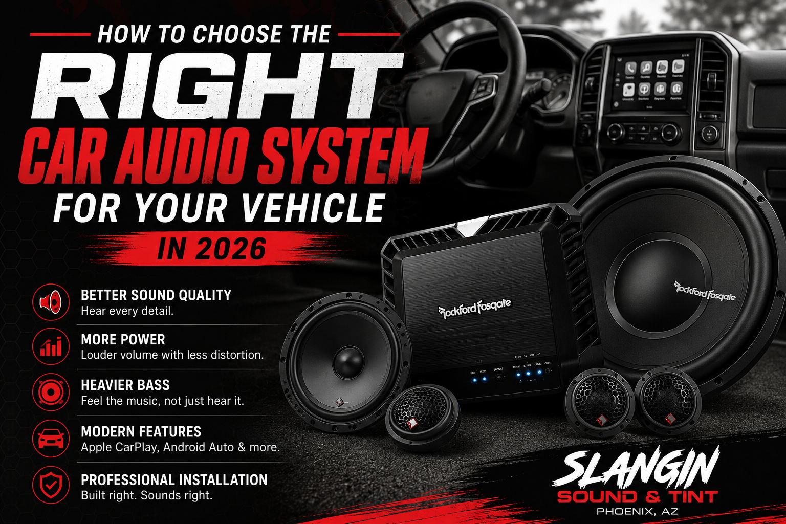 How to Choose the Right Car Audio System for Your Vehicle in 2026