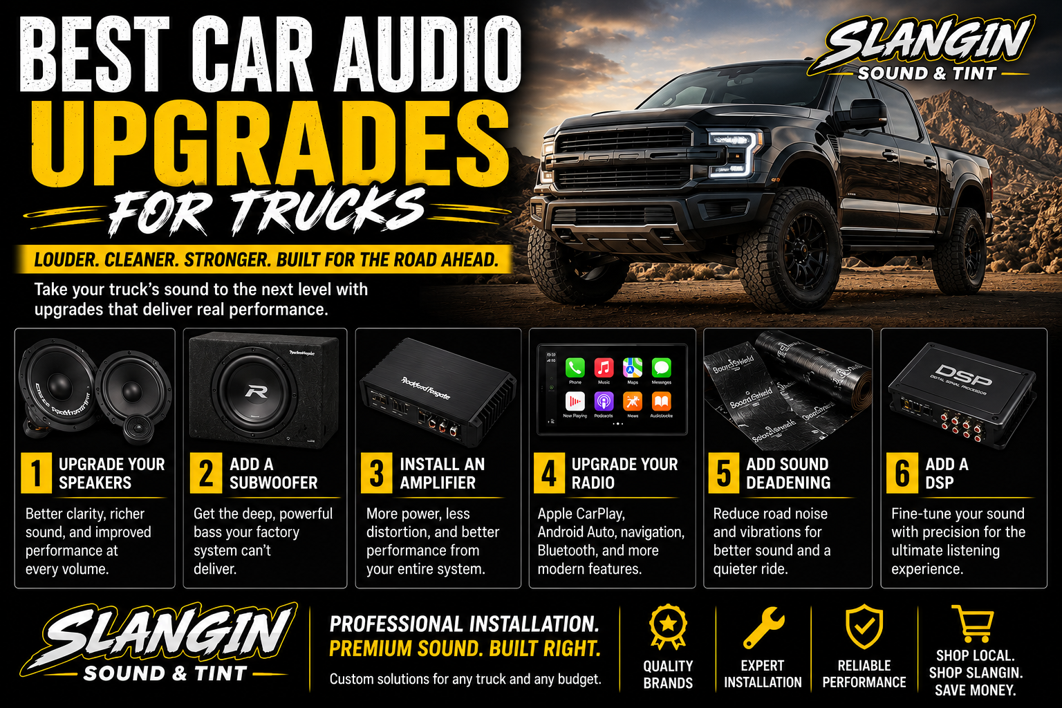 Best Car Audio Upgrades for Trucks: Build the Perfect Sound System