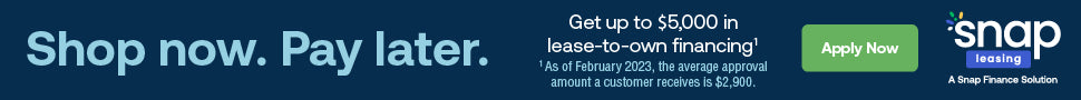SNAP Finance* banner